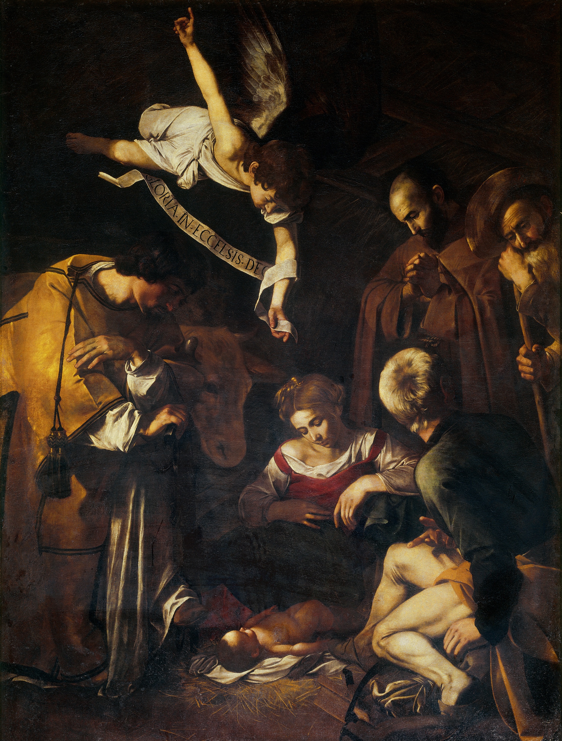 Caravaggio Nativity Mosaic Print