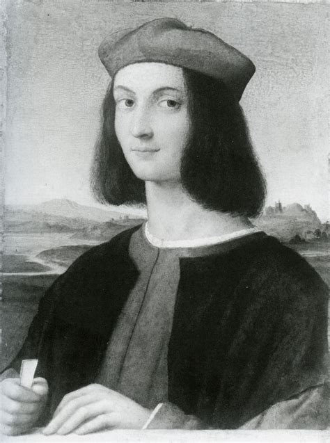 Raphael Portrait Mosaic Print